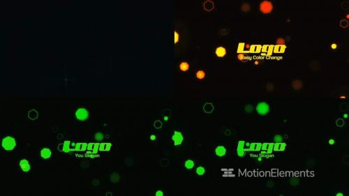 Glow Particles Logo Reveal V2 - 12723637