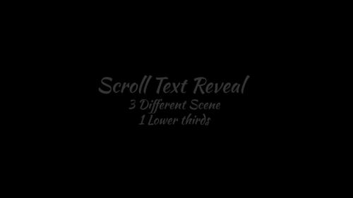 Scroll Text Reveal - 13402781