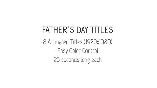 Father´s Day Titles Slides - 13278772