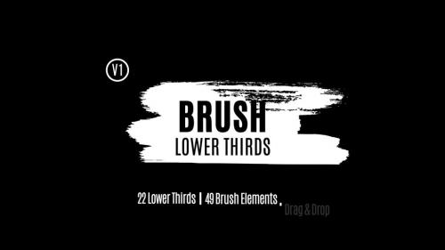 Brush Lower Thirds - 12691949