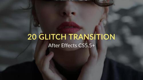 20 Glitch Transitions - 13574748