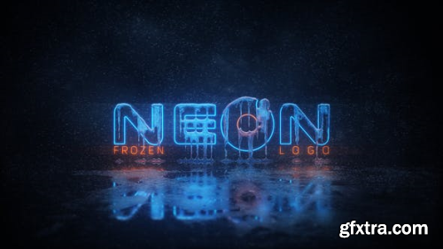Videohive Frozen Neon Logo 22882132