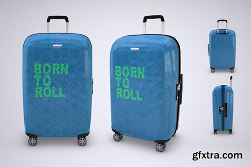 Travel Suitcase Mock-up Travel Suitcase Mock-up