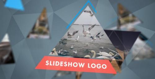 Videohive - Triangular Mini Slideshow Logo Mix