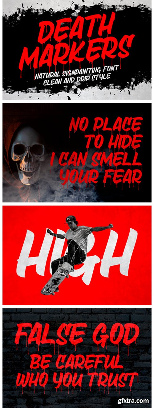 Death Markers Font Death Markers Font