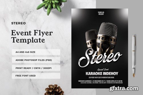 Stereo Music Flyer