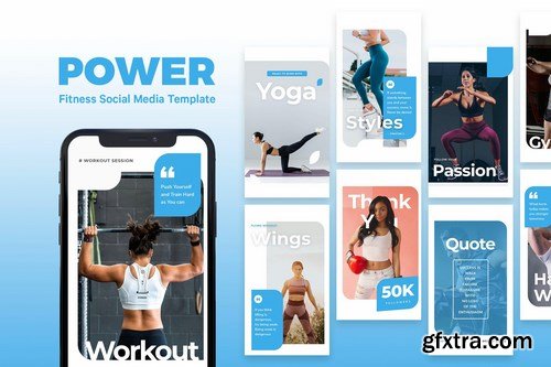 Power - Fitness Instagram Story Template