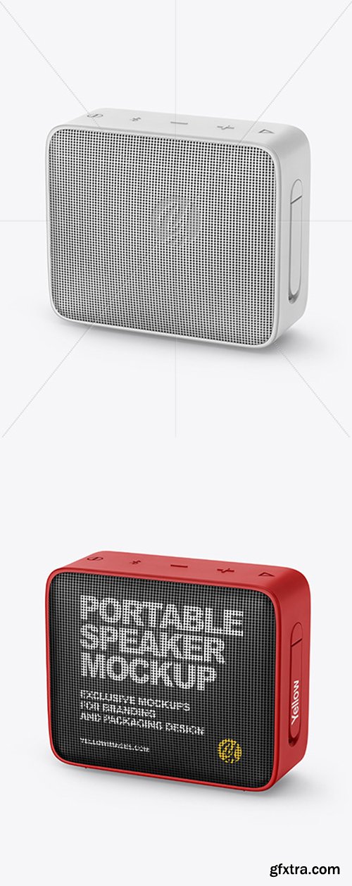Portable Speaker Mockup 54868 Portable Speaker Mockup 54868