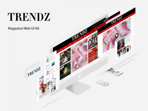 Trends Magazine Web UI Kit - trends-magazine-web-ui-kit