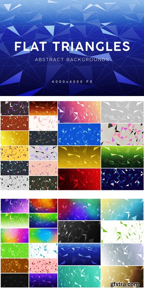 Flat Triangle Backgrounds