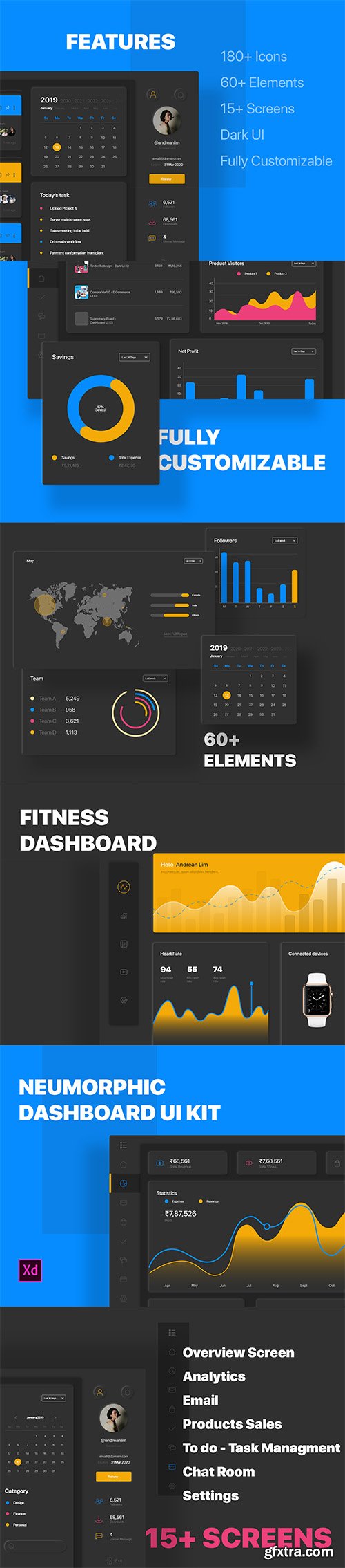 Neumorphic Dashboard UI Kit Neumorphic Dashboard UI Kit