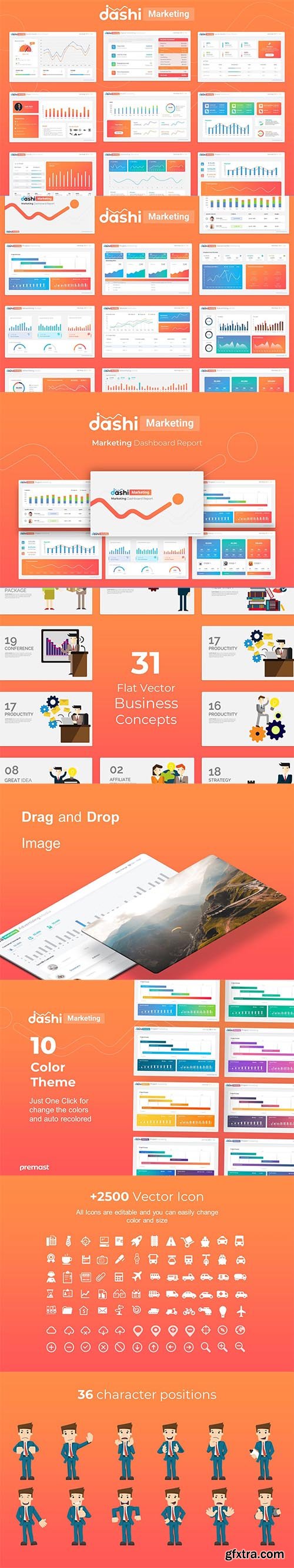 Dashi Marketing – Dashboard Report PowerPoint Temp Dashi Marketing – Dashboard Report PowerPoint Temp