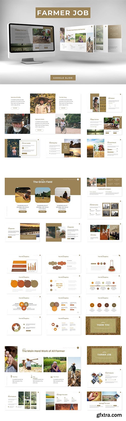Farmer Job - Powerpoint, Keynote and Google Slides Template