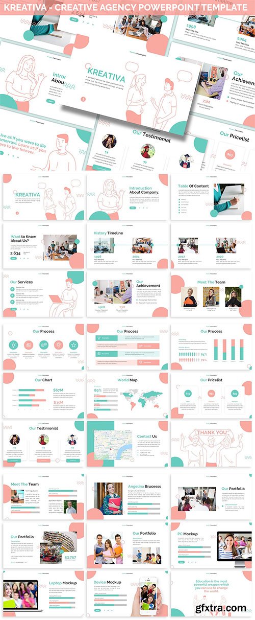 Kreativa - Creative Agency Powerpoint Template