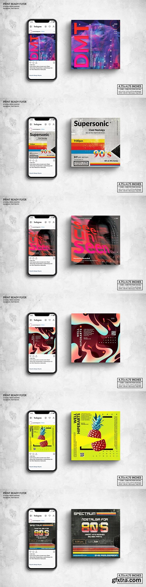 Square Flyers & Social Media Posts