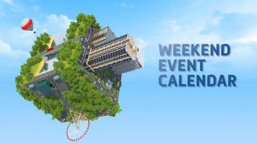 Videohive - Weekend Event Calendar