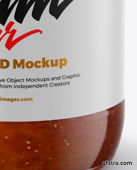 Fig Jam Jar Mockup 55251