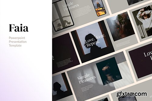 FAIA - Modern & Elegant Powerpoint, Keynote and Google Slides Template