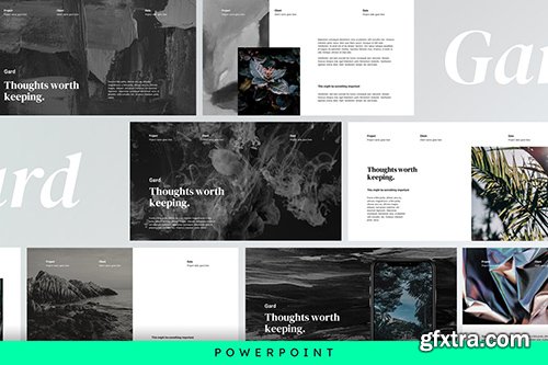 GARD - Modern & Minimal Powerpoint, Keynote and Google Slides Template