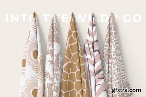 Safari - Animal Print Seamless Vector Patterns