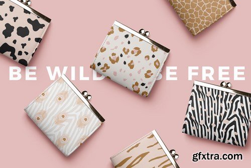 Safari - Animal Print Seamless Vector Patterns