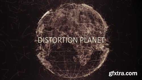 Videohive Distortion Planet 25543535