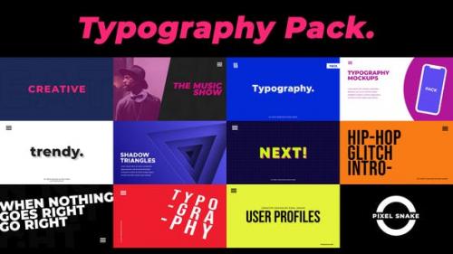 Videohive - Rama - Modern Typography Pack
