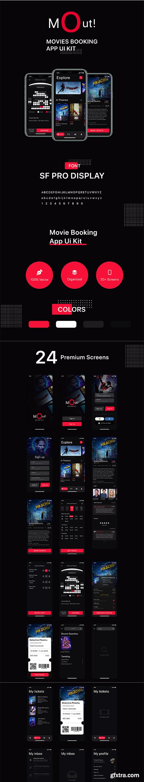 MovieOut App Ui Kit