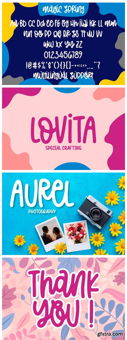 Magic Spring Font Magic Spring Font