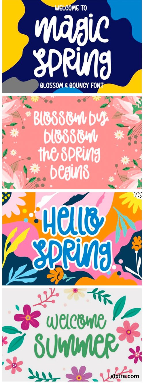 Magic Spring Font Magic Spring Font