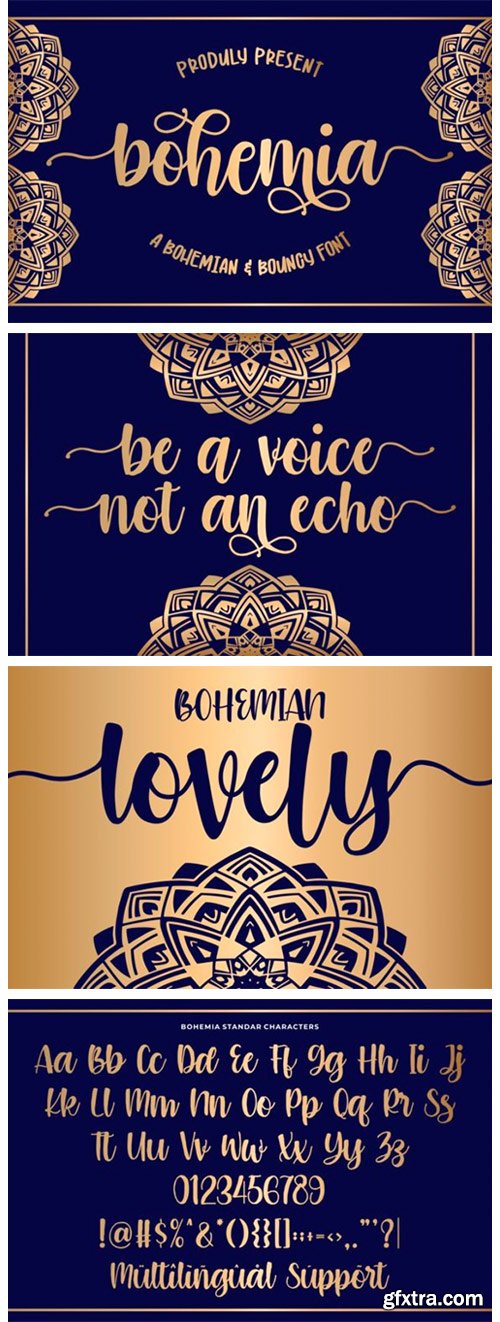 Bohemia Font Bohemia Font