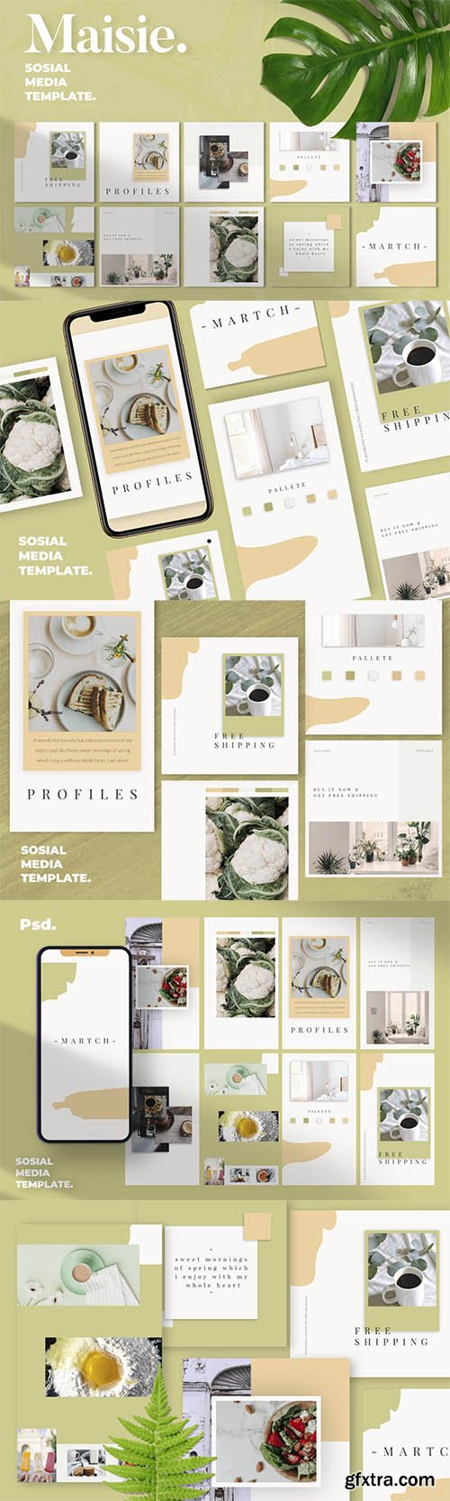 Maisie - Lookbook Social Media Templates