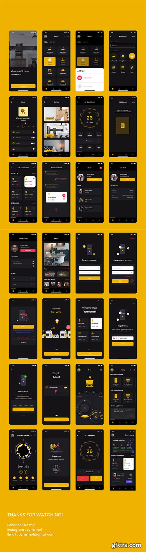 Ur Home - Smart Home UI KIT