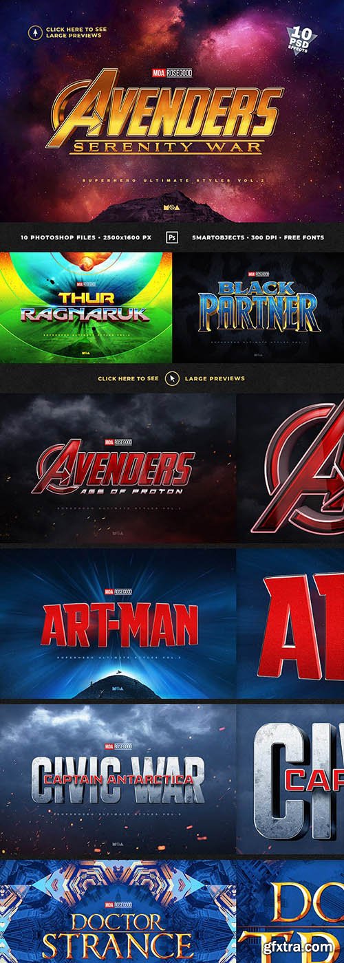 GraphicRiver - Superhero Ultimate Text Effects vol.2 25634932 GraphicRiver - Superhero Ultimate Text Effects vol.2 25634932