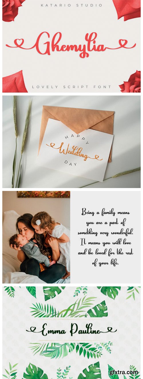 Ghemylia Font Ghemylia Font
