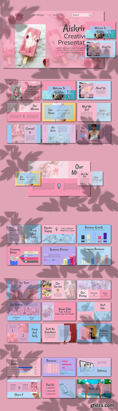 Aiskrim – Creative Business Powerpoint, Keynote and Google Slides Template Aiskrim – Creative Business Powerpoint, Keynote and Google Slides Template