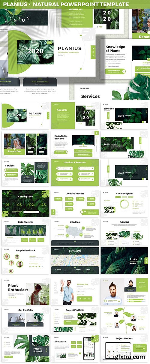Planius - Natural Powerpoint Template