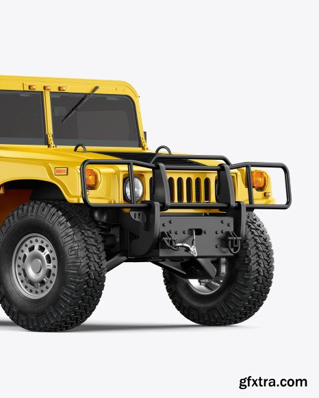 Off-Road SUV Mockup - Half Side View 55243