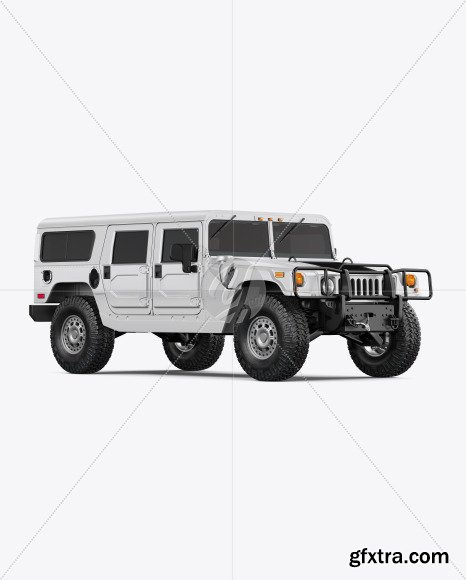 Off-Road SUV Mockup - Half Side View 55243