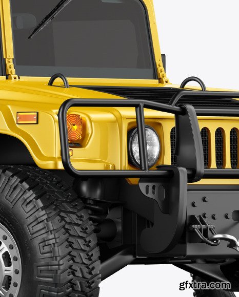 Off-Road SUV Mockup - Half Side View 55243