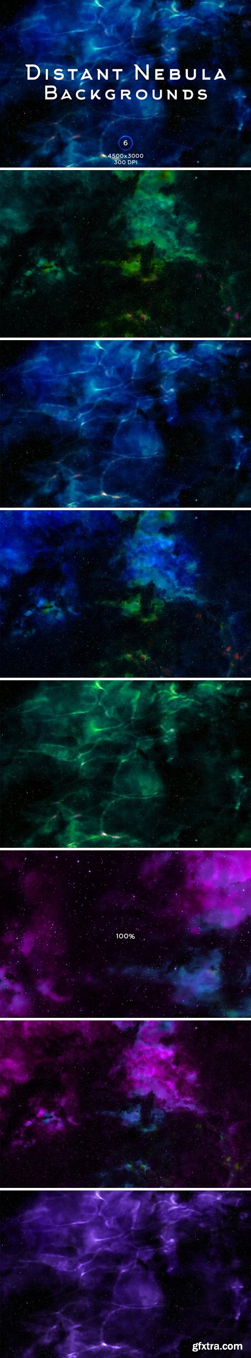 Distant Nebula Backgrounds