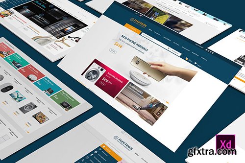 Elektron - Electronics Adobe XD Template Elektron - Electronics Adobe XD Template