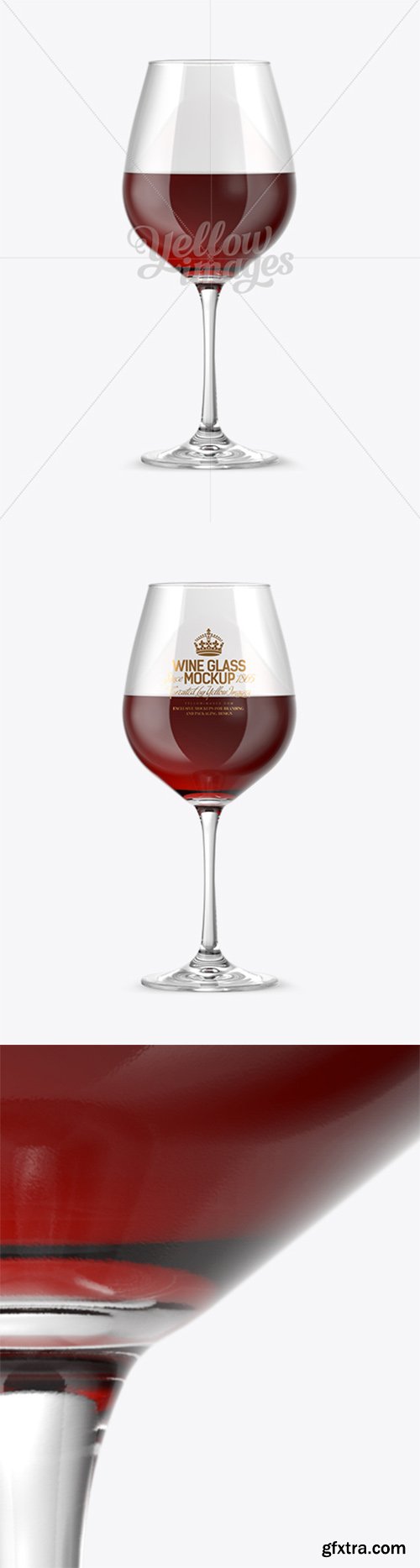 Red Wine Glass Mockup 14194 Red Wine Glass Mockup 14194