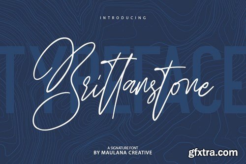 Brittanstone - Signature Font Sans Serif