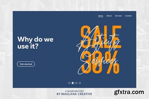 Brittanstone - Signature Font Sans Serif