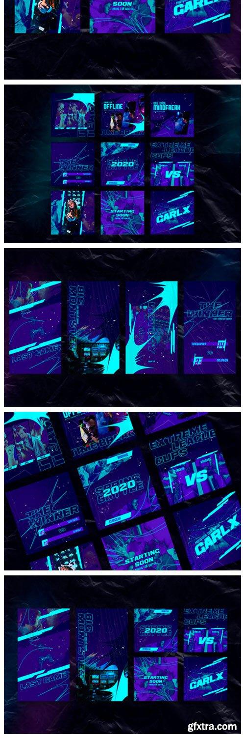 E-Sport Instagram Templates 2894569 E-Sport Instagram Templates 2894569