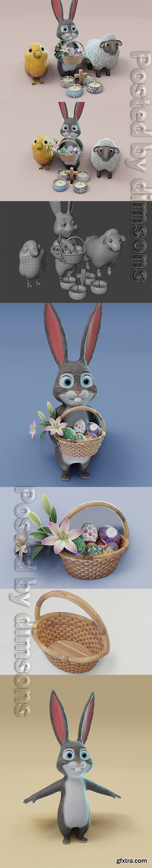 Cgtrader - Easter 3D Model Low-poly 3D model Cgtrader - Easter 3D Model Low-poly 3D model