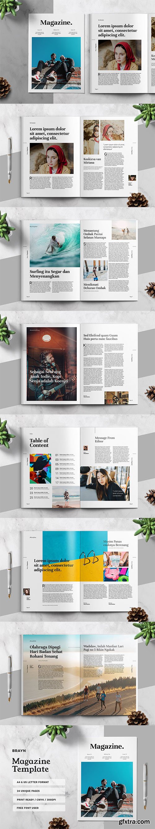 BRAYN - Lifestyle Magazine Template