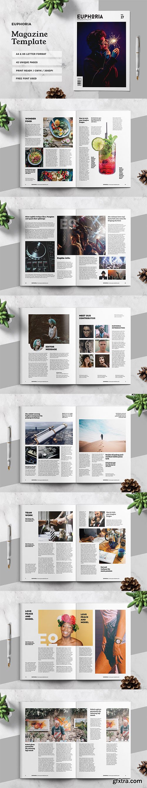 EUPHORIA - Multipurpose Magazine Template
