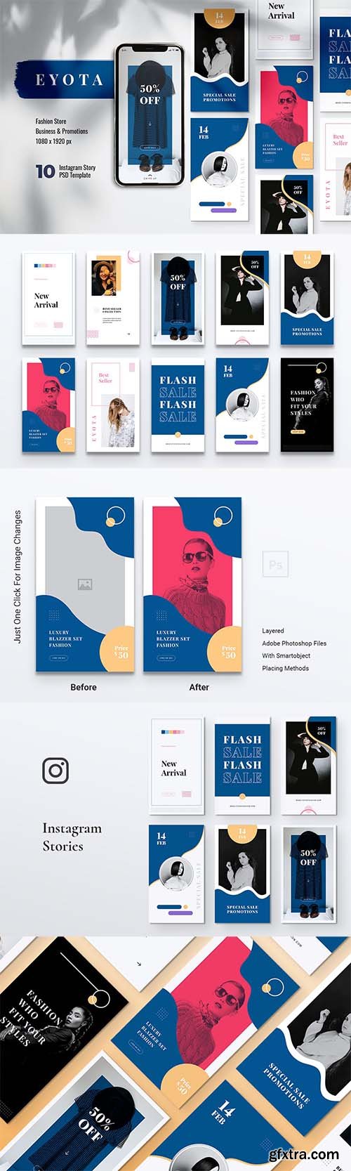 EYOTA Fashion Store Instagram Stories